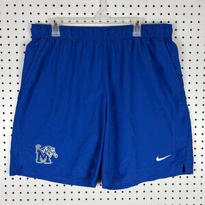 Nike Memphis Tiger Shorts XXL Blue Workout Basketball Team Issued Penny Hardaway